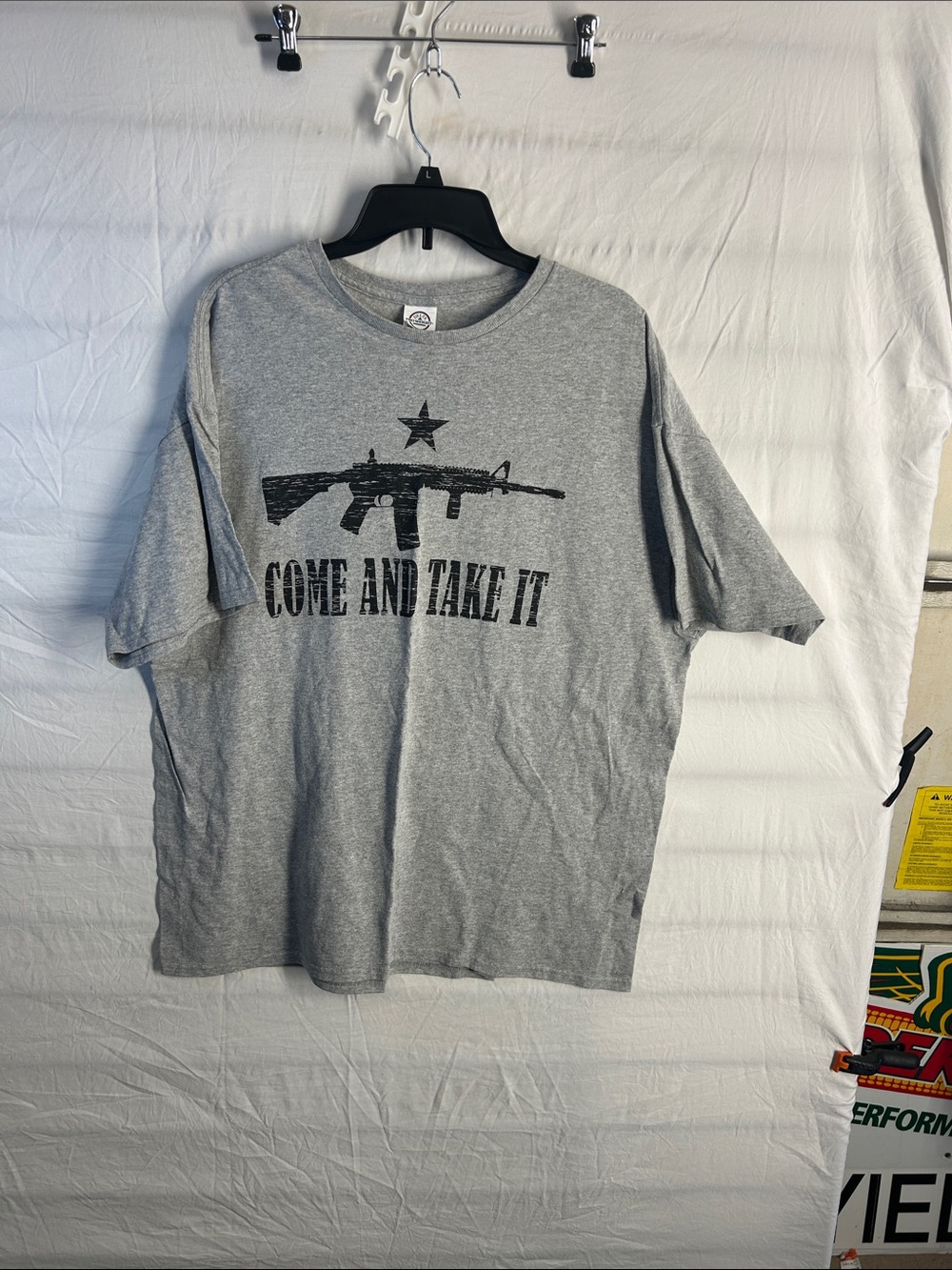 Men’s Gray 'Come And Take It' Graphic Tee